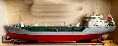 Lot 20 - A scratch-built scale ship's model of the Asperity (near complete).
