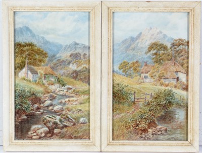 Lot 68 - John Wilson Hepple - A pair of Idyllic Landscape Views | watercolour
