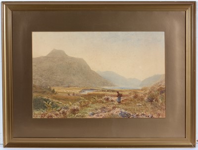 Lot 60 - James Whaite - Loch Maree, Wester Ross, Rannoch Moor | watercolour