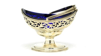 Lot 573 - A George III silver sugar basket, by Peter & Ann Bateman