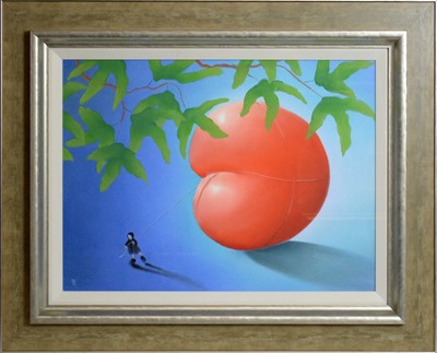 Lot 162 - Mackenzie Thorpe - In the Blue Yonder | pastel