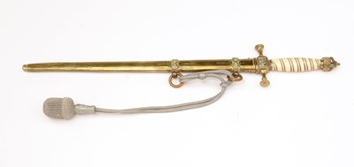 Lot 991 - Rare Long Model Imperial German Naval Officers Dress Dagger
