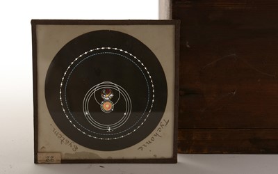 Lot 799 - A collection of mechanical and other magic lantern slides, of the planets