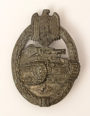 Lot 1019 - A WWII Waffen-SS Panzer Assault badge