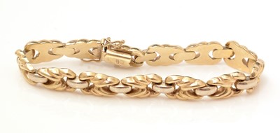 Lot 151 - A 9ct yellow gold bracelet, by Pobjoy