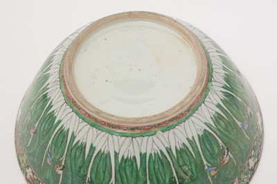 Lot 719 - Canton punch bowl