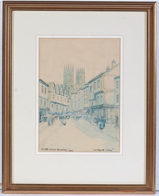 Lot 23 - Victor Noble Rainbird - Petergate York | watercolour