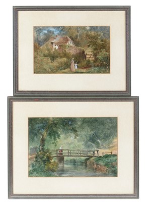 Lot 38 - Robert Tucker - Two Views of Leigh Woods, Bristol | watercolour
