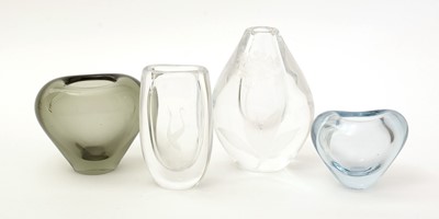 Lot 444 - Three pieces of Holmegaard, one piece of Kosta Boda