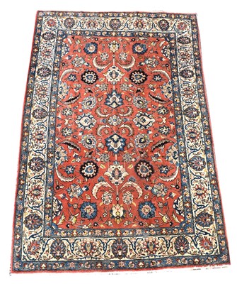 Lot 694 - A Qum rug