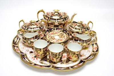 Lot 781 - Royal Crown Derby part tea and coffee service
