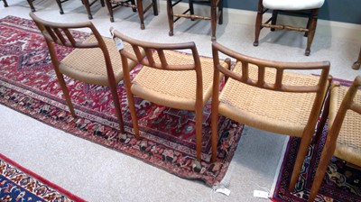 Lot 1069 - Niels Otto Moller for J L Moller: six model 79 dining chairs