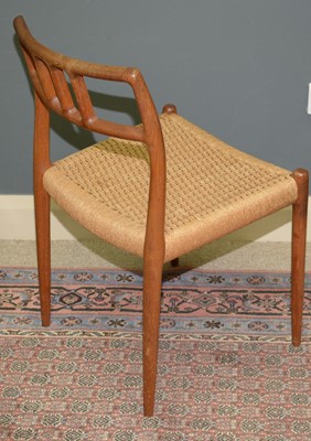 Lot 1069 - Niels Otto Moller for J L Moller: six model 79 dining chairs