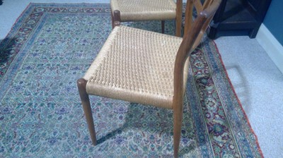Lot 1069 - Niels Otto Moller for J L Moller: six model 79 dining chairs