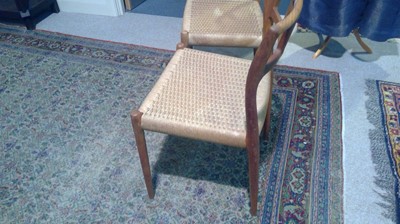 Lot 1069 - Niels Otto Moller for J L Moller: six model 79 dining chairs
