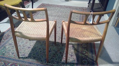 Lot 1069 - Niels Otto Moller for J L Moller: six model 79 dining chairs