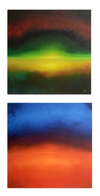 Lot 710 - Terry Donnelly - The Northern Lights, and The Gloaming | box canvas print