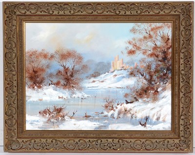 Lot 111 - Terence McArdle - A Winter's Day | oil