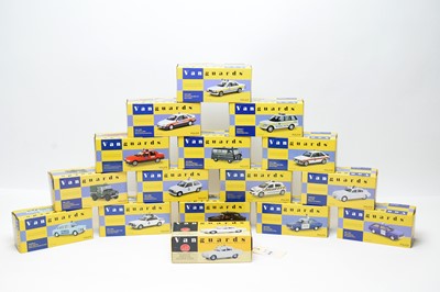 Lot 242 - A collection of Vanguards die-cast model police cars.