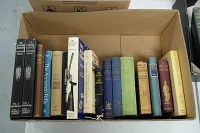 Lot 472 - A collection of books relating to rifles, pistols and other guns.