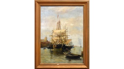 Lot 952 - Robert Jobling - North Shields Harbour | oil