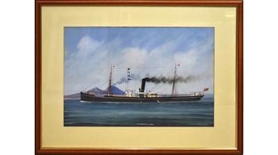 Lot 956 - Antonio de Simone - S.S. "Charles" | gouache