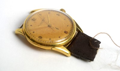 Lot 433 - International Watch Co (IWC): an 18ct yellow gold-cased wristwatch