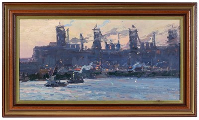 Lot 883A - G.G. Chernyavsky - Mariupol oil painting
