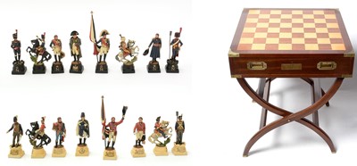 Lot 40 - A Waterloo chess set by Charles Stadden