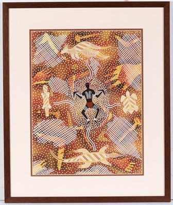 Lot 51 - Richard Bell - gouache