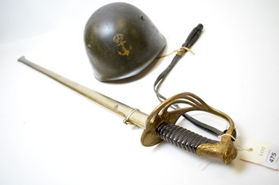 Lot 475 - A Belgian dress sword