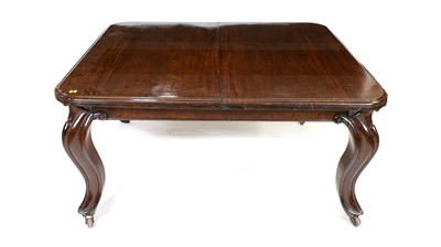 Lot 1150 - A substantial late Victorian mahogany extending dining table.