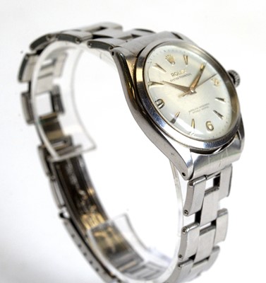 Lot 517 - Rolex Oyster Perpetual: a steel cased automatic wristwatch