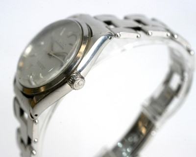 Lot 517 - Rolex Oyster Perpetual: a steel cased automatic wristwatch