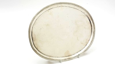 Lot 597 - A George III silver salver, by John Robertson I & David Darling