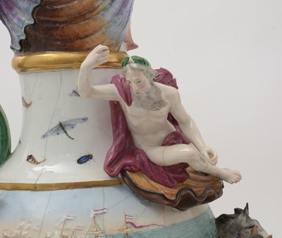 Lot 745 - large Meissen Ewer 'Water'