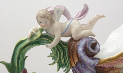 Lot 745 - large Meissen Ewer 'Water'