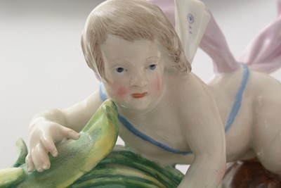 Lot 745 - large Meissen Ewer 'Water'
