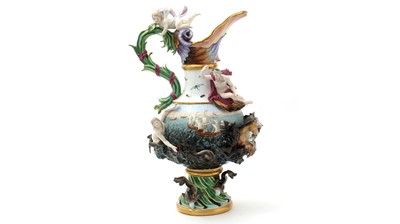 Lot 745 - large Meissen Ewer 'Water'