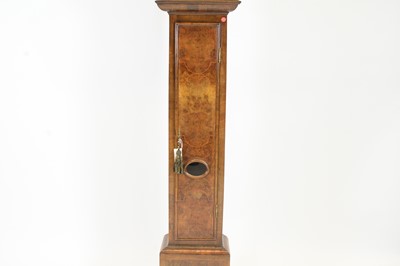 Lot 1174 - Edward Stanton, London: a burr walnut and walnut longcase clock.