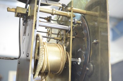 Lot 1174 - Edward Stanton, London: a burr walnut and walnut longcase clock.