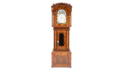 Lot 1030 - W. Murray & Son, Bellingham: a large and impressive 19th C clock.