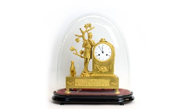 Lot 1031 - An ornate 19th Century ormolu mantel clock.