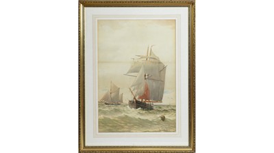 Lot 817 - William Thomas Nichol Boyce - Ships and Gulls | watercolour