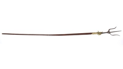 Lot 727 - A 19th Century Chinese trident polearm