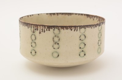 Lot 417 - Lucie Rie porcelain bowl