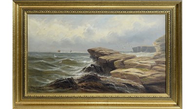 Lot 948 - John Davison Liddell - Table Rocks, Whitley Bay | oil
