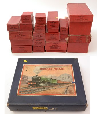 Lot 36 - Hornby 0-Gauge tinplate train set