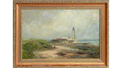Lot 938 - John Falconar Slater - St Marys Lighthouse | oil
