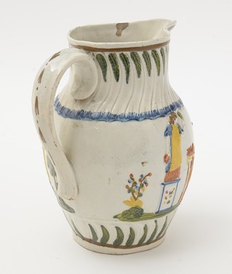 Lot 706 - Three Prattware jugs